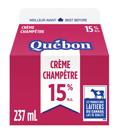 237ML CRÈME CHAMP 15% QUEBON