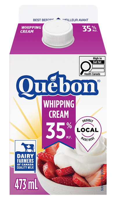 473ML CRÈME 35% QUEBON