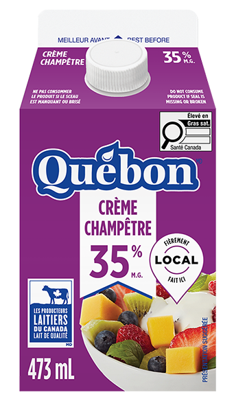 473ML CRÈME CHAMP 35% QUEBON