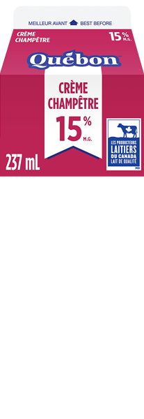 237ML CRÈME CHAMP 15% QUEBON