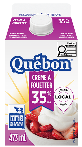 473ML CRÈME À FOUETTER 35% QUEBON