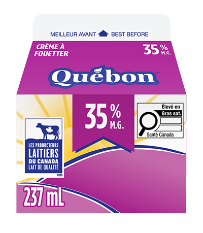 237ML CRÈME 35% QUEBON