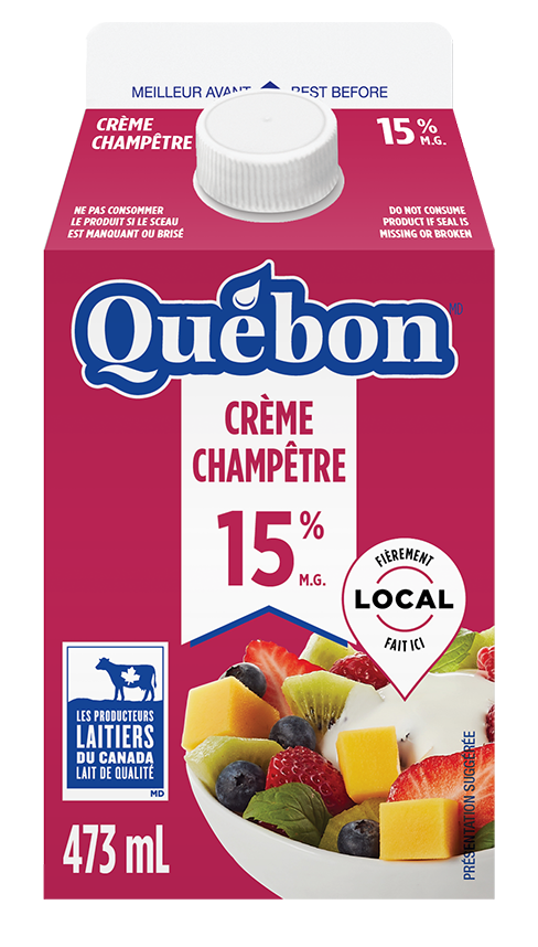 473ML CRÈME CHAMP 15% QUEBON