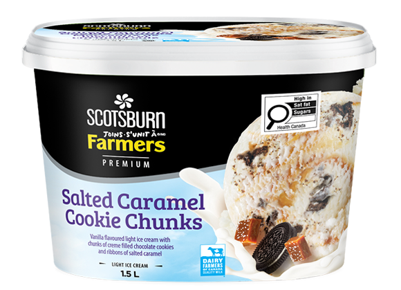 1.5L SCOTSBURN MORCEAUX DE BISCUITS ET CARAMEL SALÉ