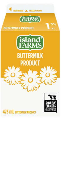 473ML ISLAND FARMS BUTTERMILK PRODUCT 1.5%