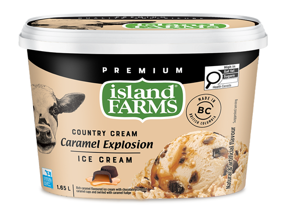 explosion de caramel