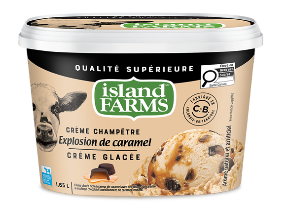 explosion de caramel