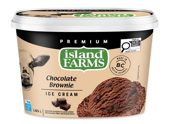 1.65L CHOCOLATE BROWNIE ISLAND FARMS