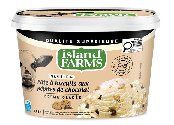 1.65L BRISURES DE CHOCOLAT PATE BISCUIT