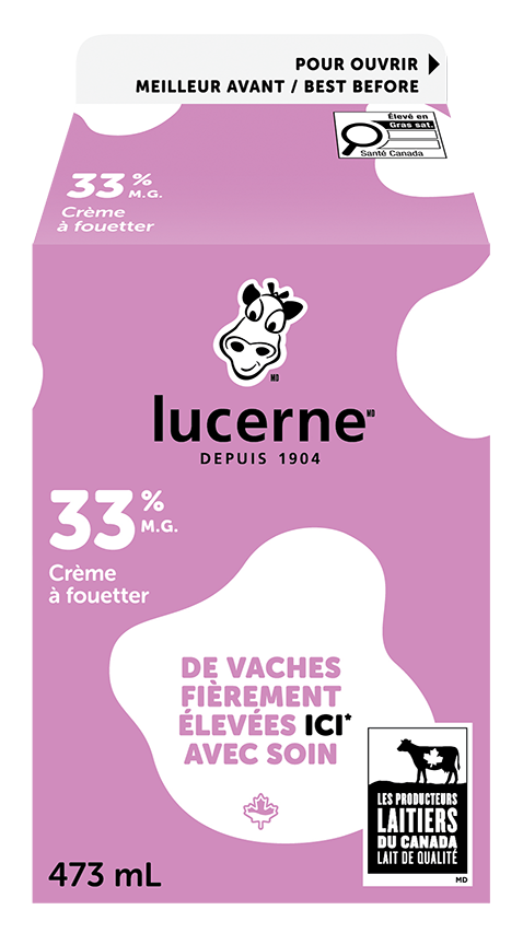 473ML LUCERNE CRÈME 33%