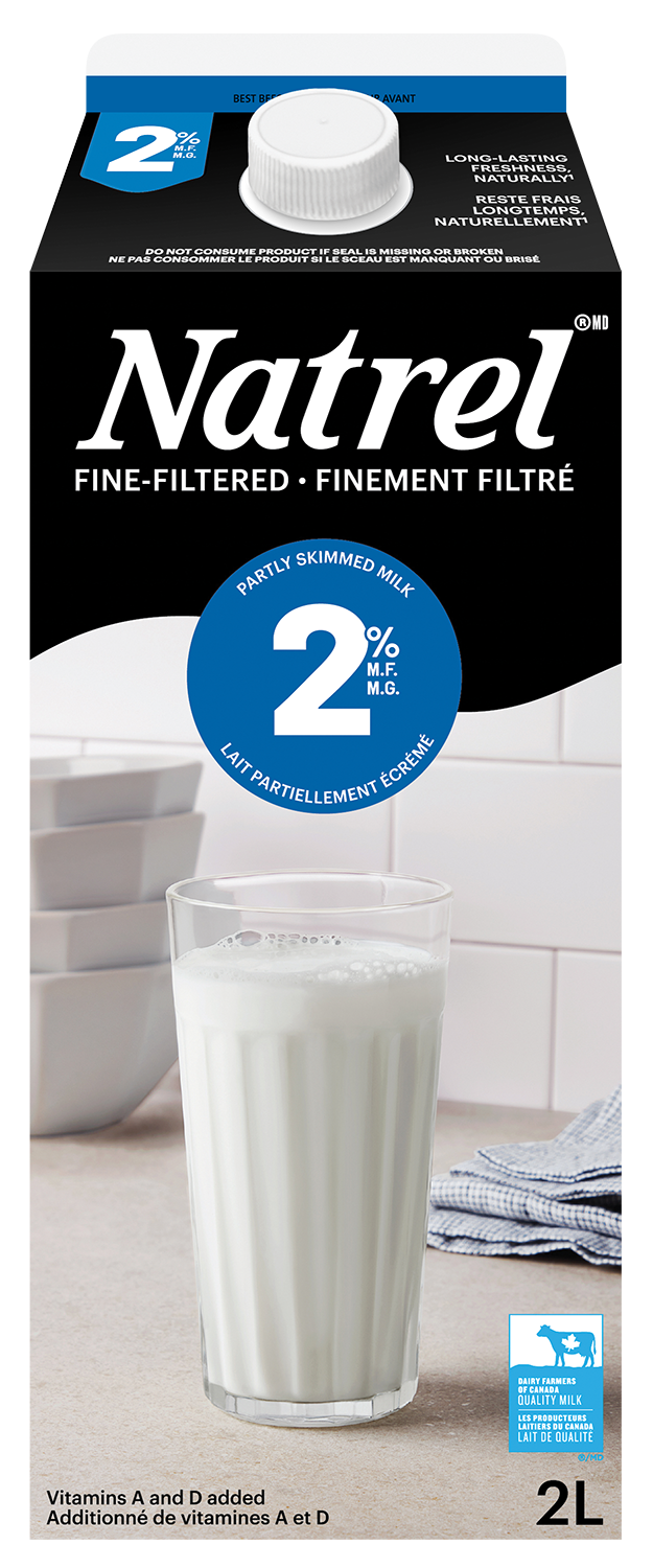 2L NATREL LAIT FINEMENT FILTRÉ 2%