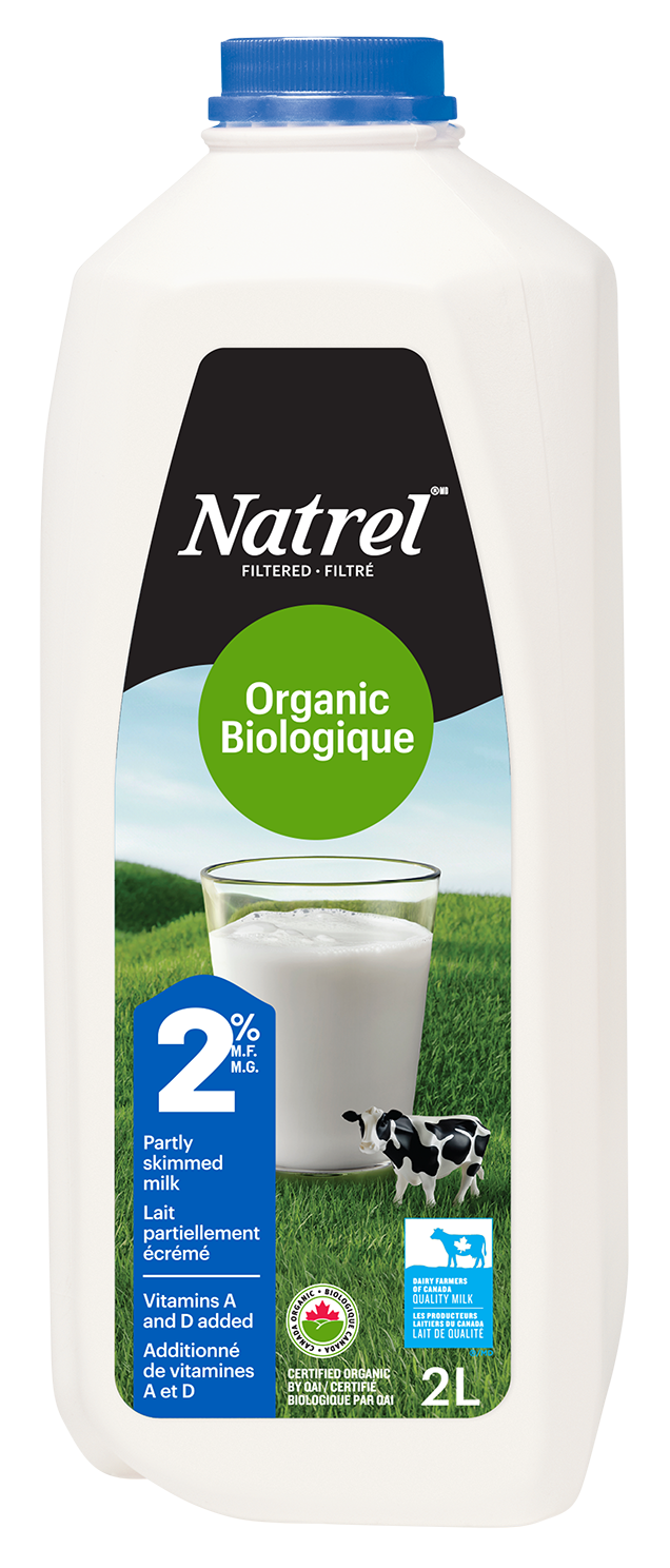 2L NATREL ORGANIC MILK 2% JUG
