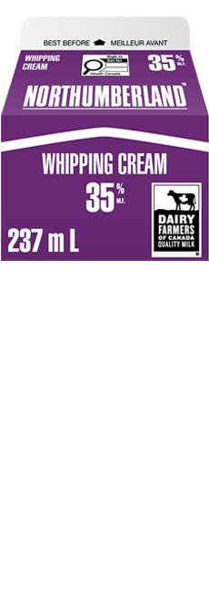 237ML NORTHUMBERLAND CRÈME A FOUETTÉE 35%