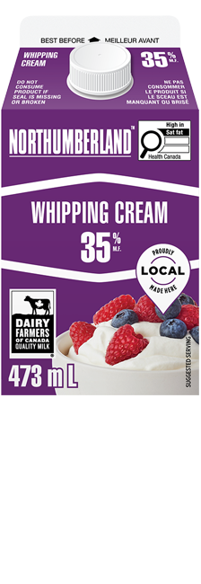 473ML NORTHUMBERLAND WHIP CREAM