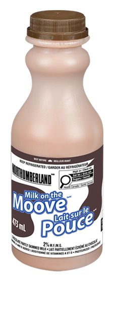 473ML NORTHUMBERLAND CHOCOLATE MILK 2% BOTTLE