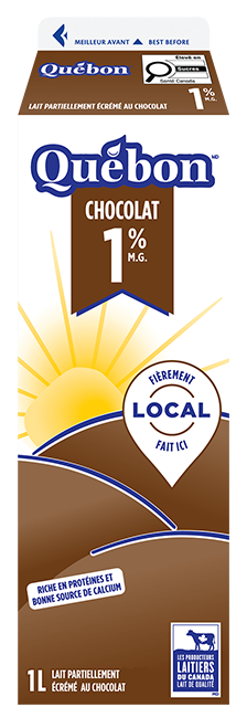 1L QUÉBON LAIT AU CHOCOLAT 1%