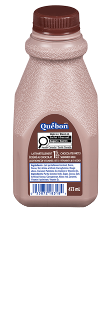 473ML QUÉBON CHOCOLATE MILK 1% BOTTLE