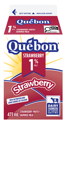 473ML QUÉBON STRAWBERRY MILK 1%