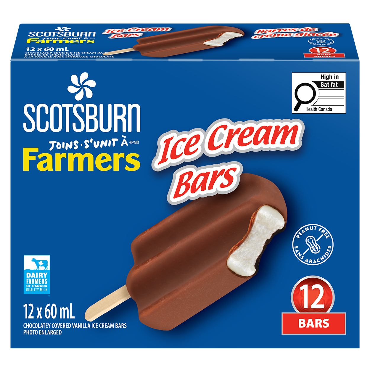 12X60ML SCOTSBURN VANILLA ICE CREAM BAR