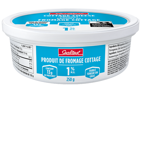 SEALTEST PRODUIT DE FROMAGE COTTAGE 1%