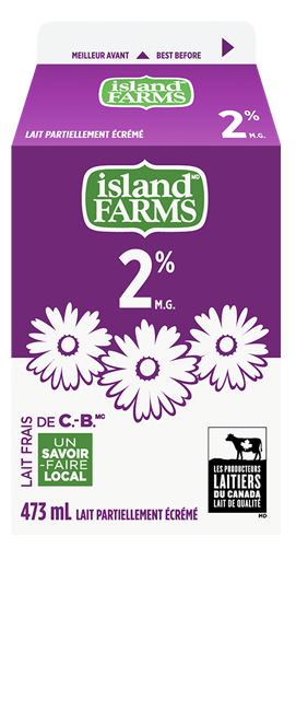 473ML ISLAND FARMS LAIT 2%