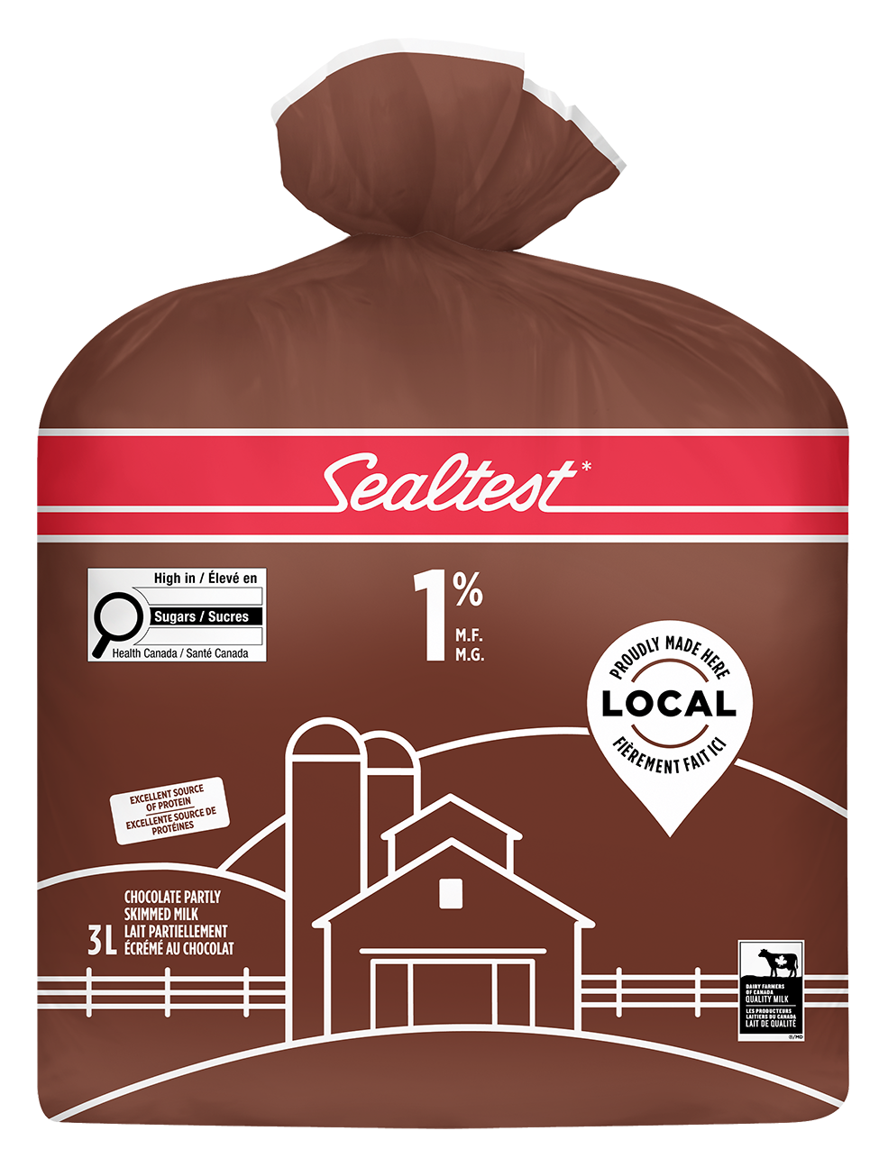 3L SEALTEST CHOCOLATE MILK 1%