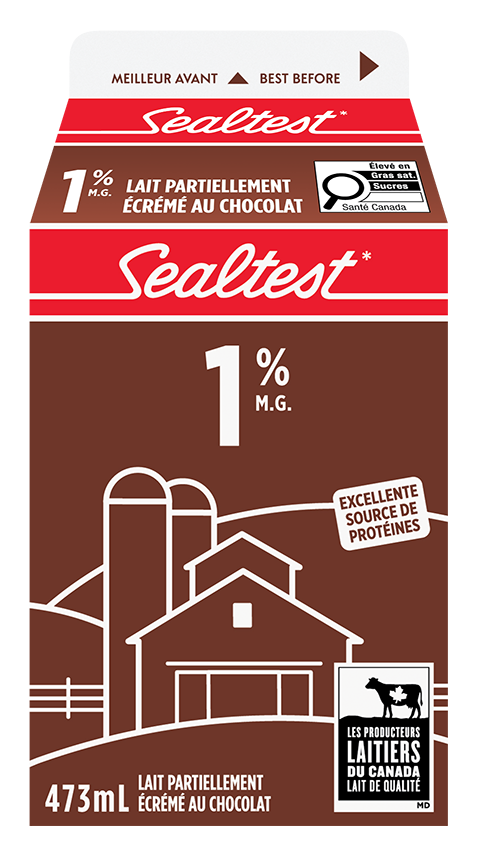 473ML SEALTEST LAIT AU CHOCOLAT 1%