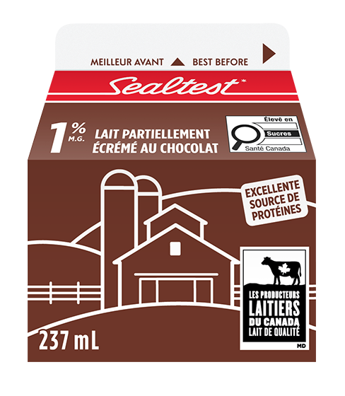 237ML SEALTEST LAIT AU COCOLAT 1%