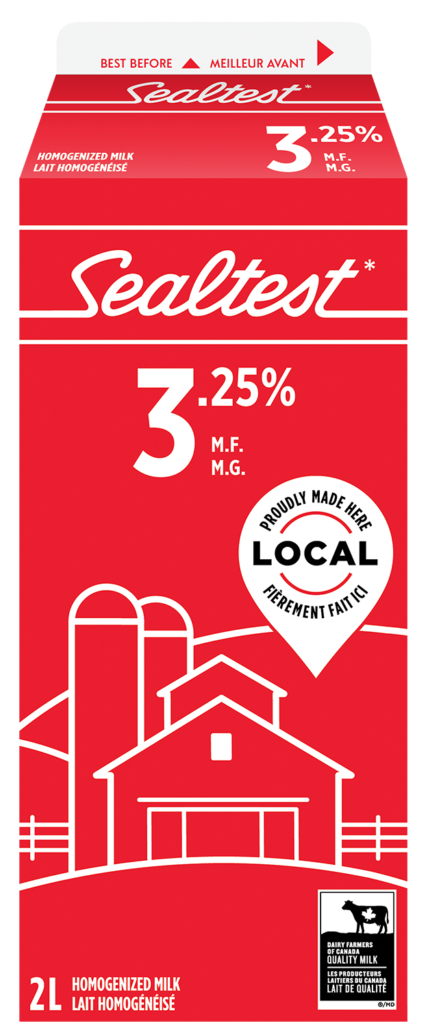 2L SEALTEST LAIT 3,25%