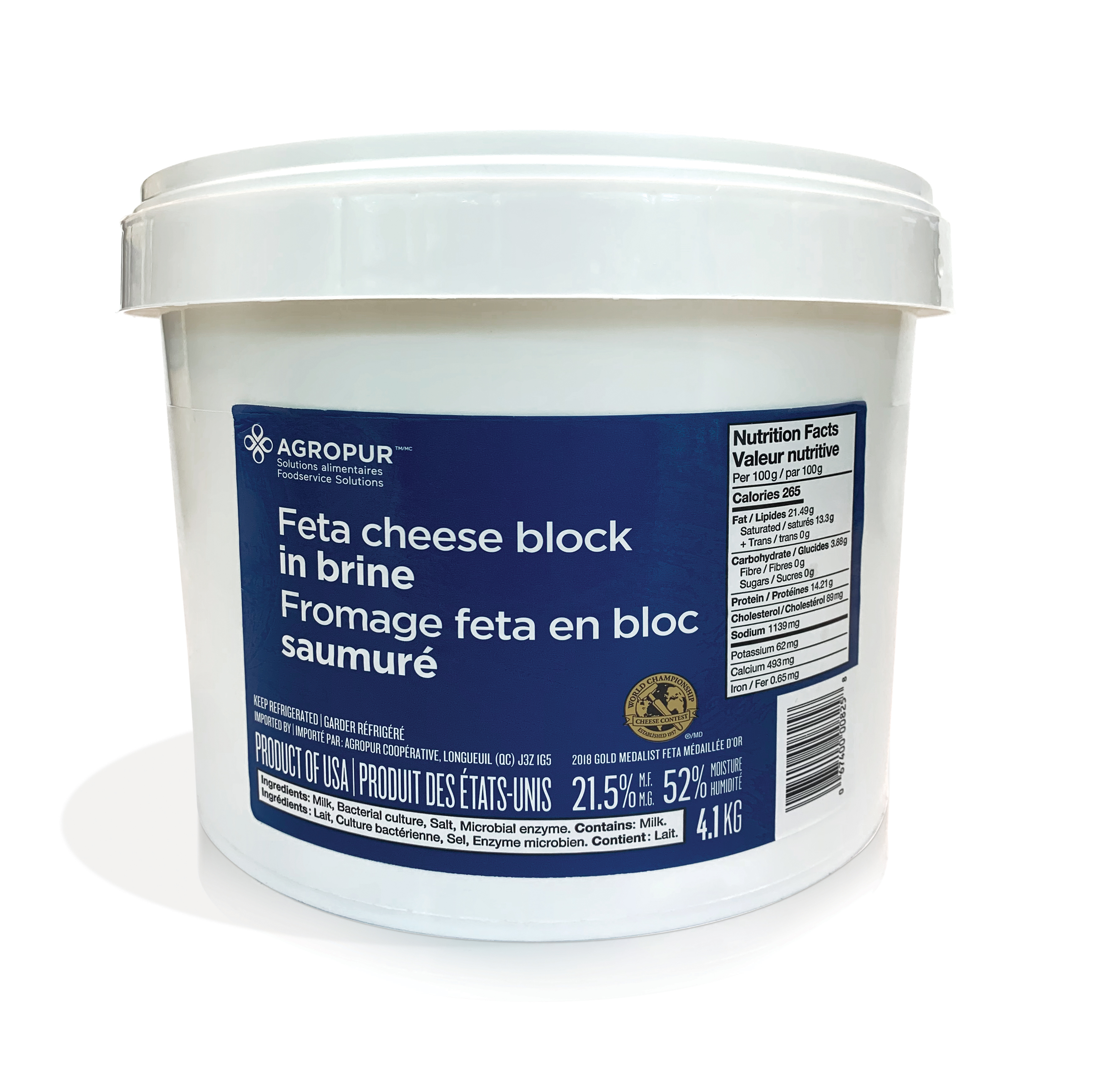 FETA  BLOC 4,1KG