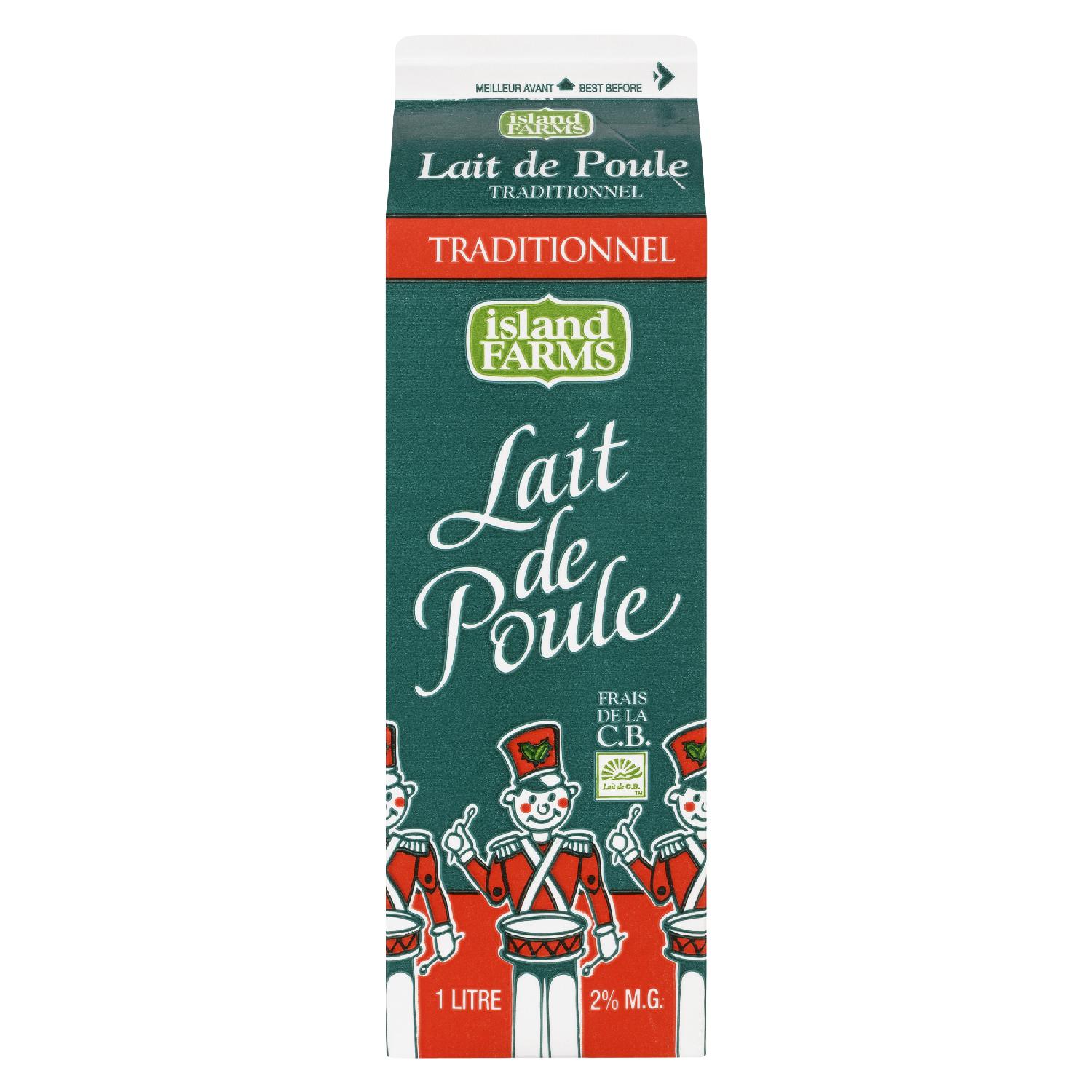 1L LAIT DE POULE TRAD ISLAND FARM
