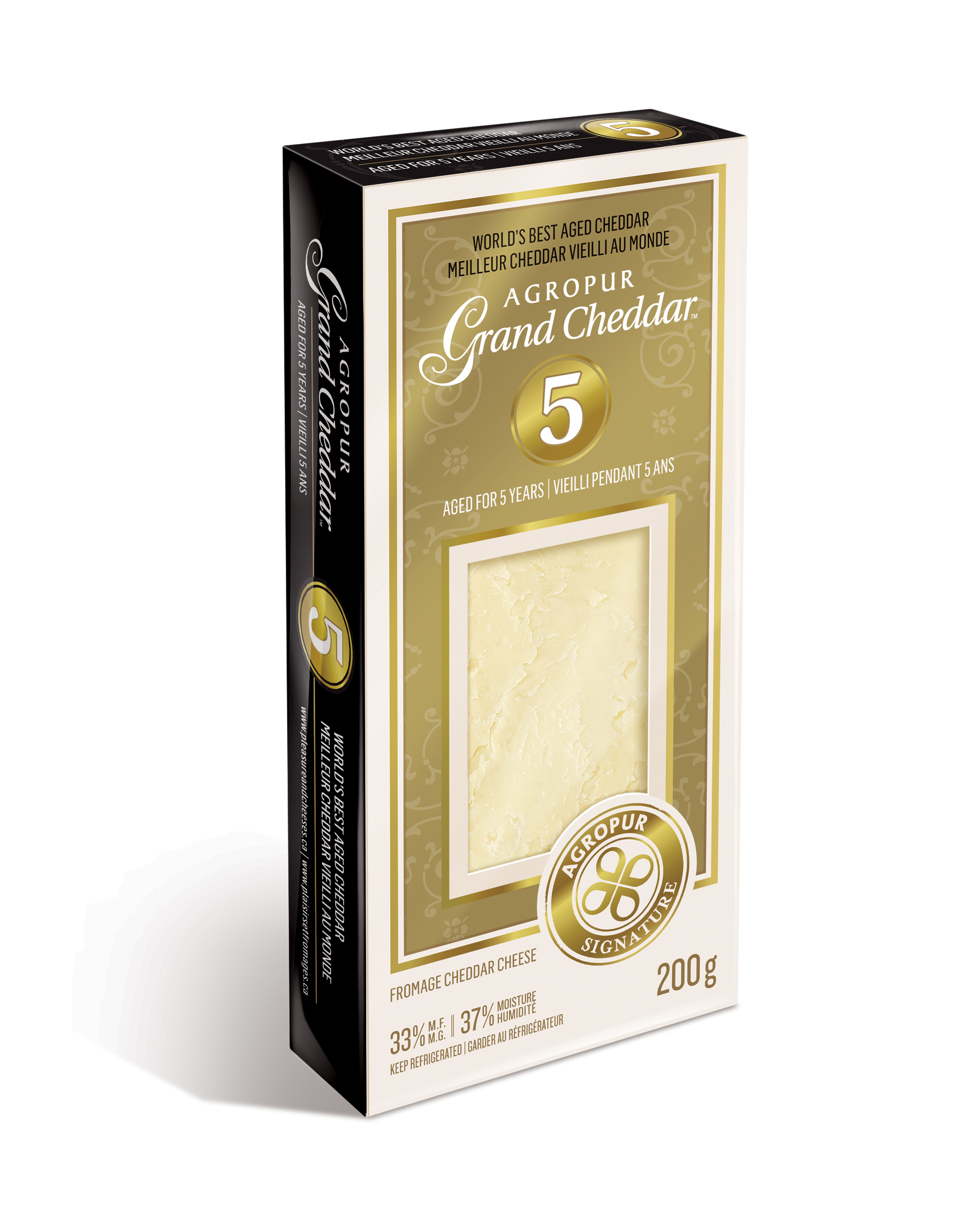 GRAND CHEDDAR AGROPUR 5 ANS 6X200GR