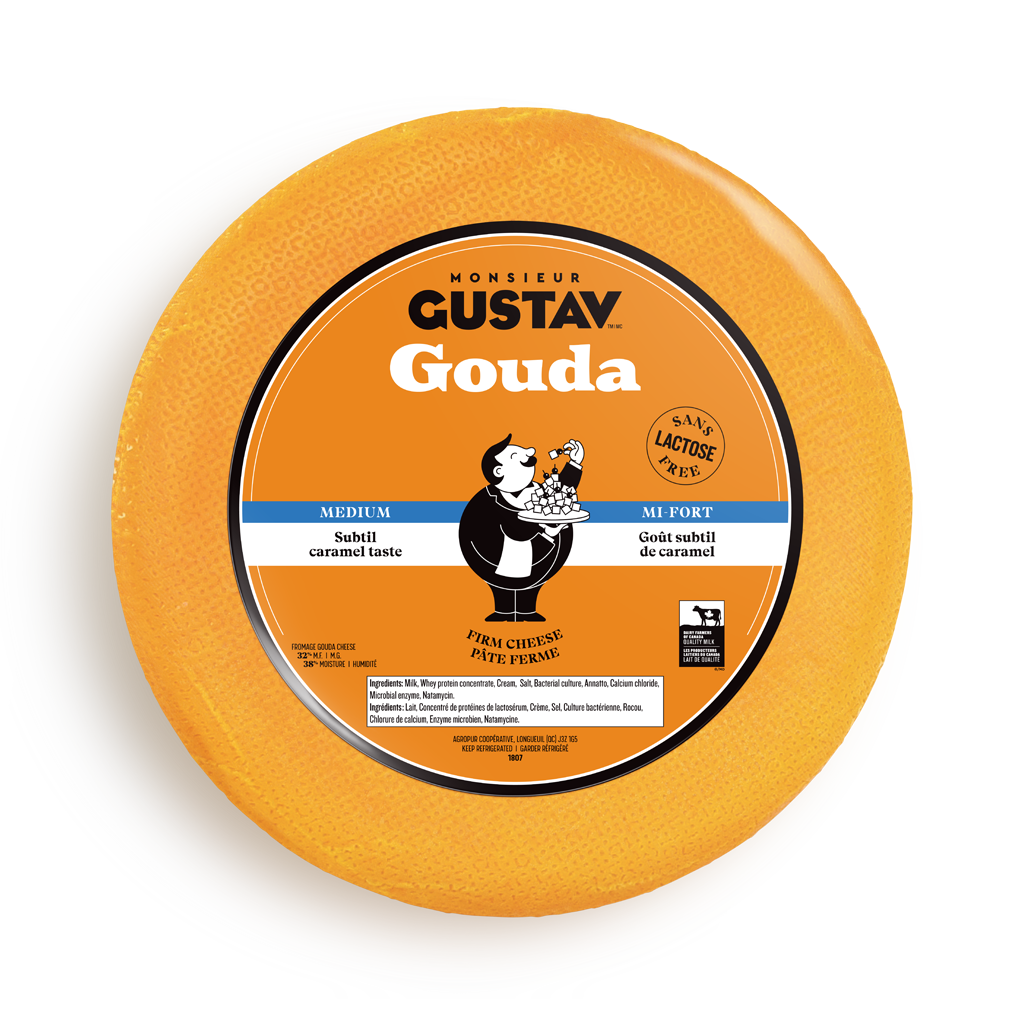 Gouda Mi-fort Monsieur Gustav  4.5 KG