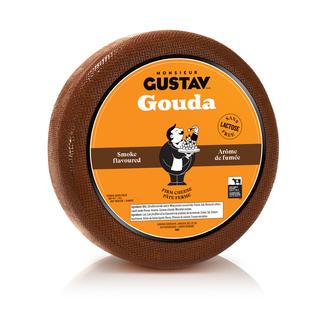 Gouda Arôme de fumée Monsieur Gustav  4.5 KG