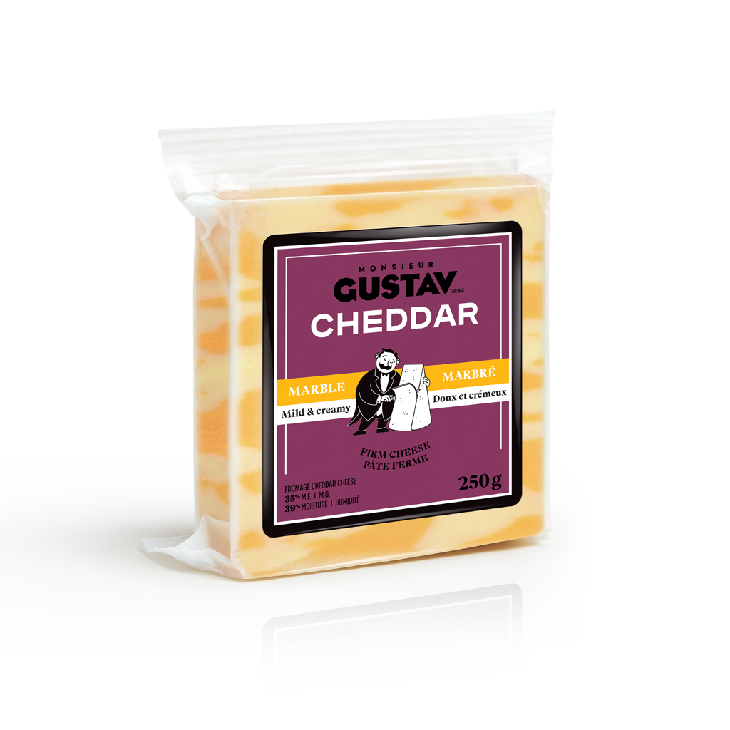 Cheddar Marbré Monsieur Gustav 16 X 250G