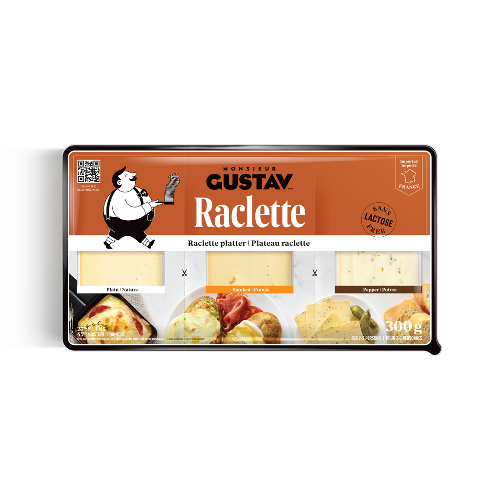 Plateau Raclette Monsieur Gustav 10 X 300G