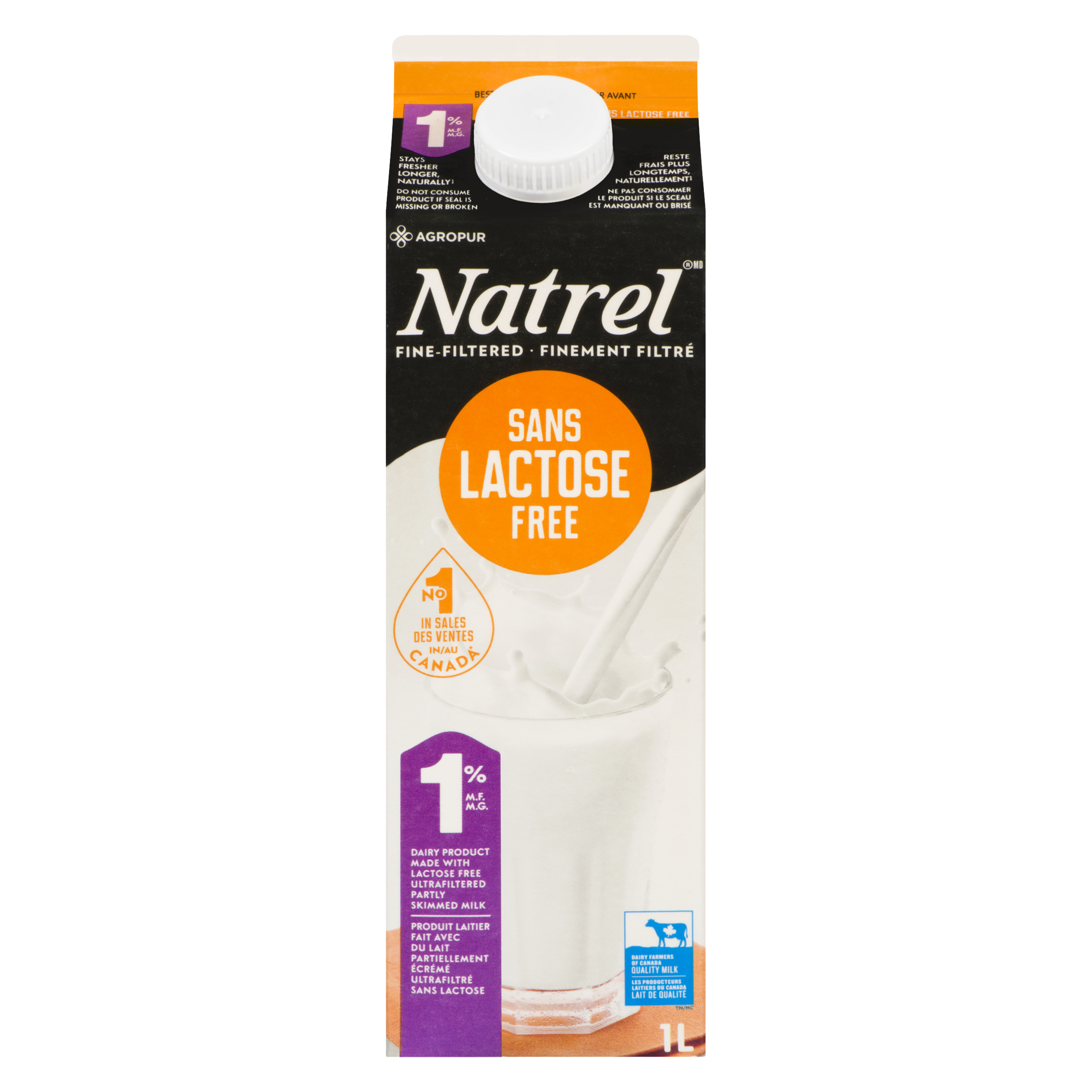 1L NATREL LACTOSE FREE MILK 1%