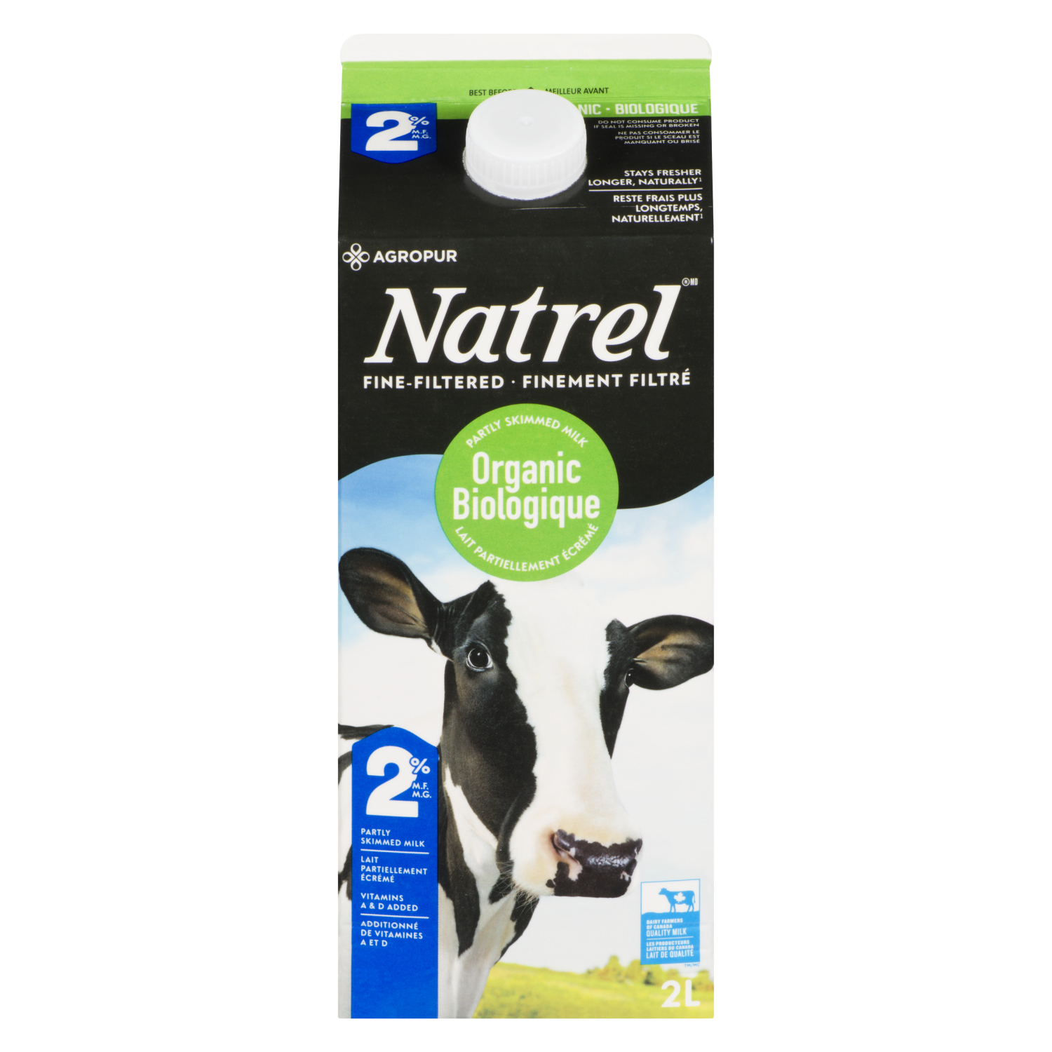 2L NATREL ORGANIC MILK 2%