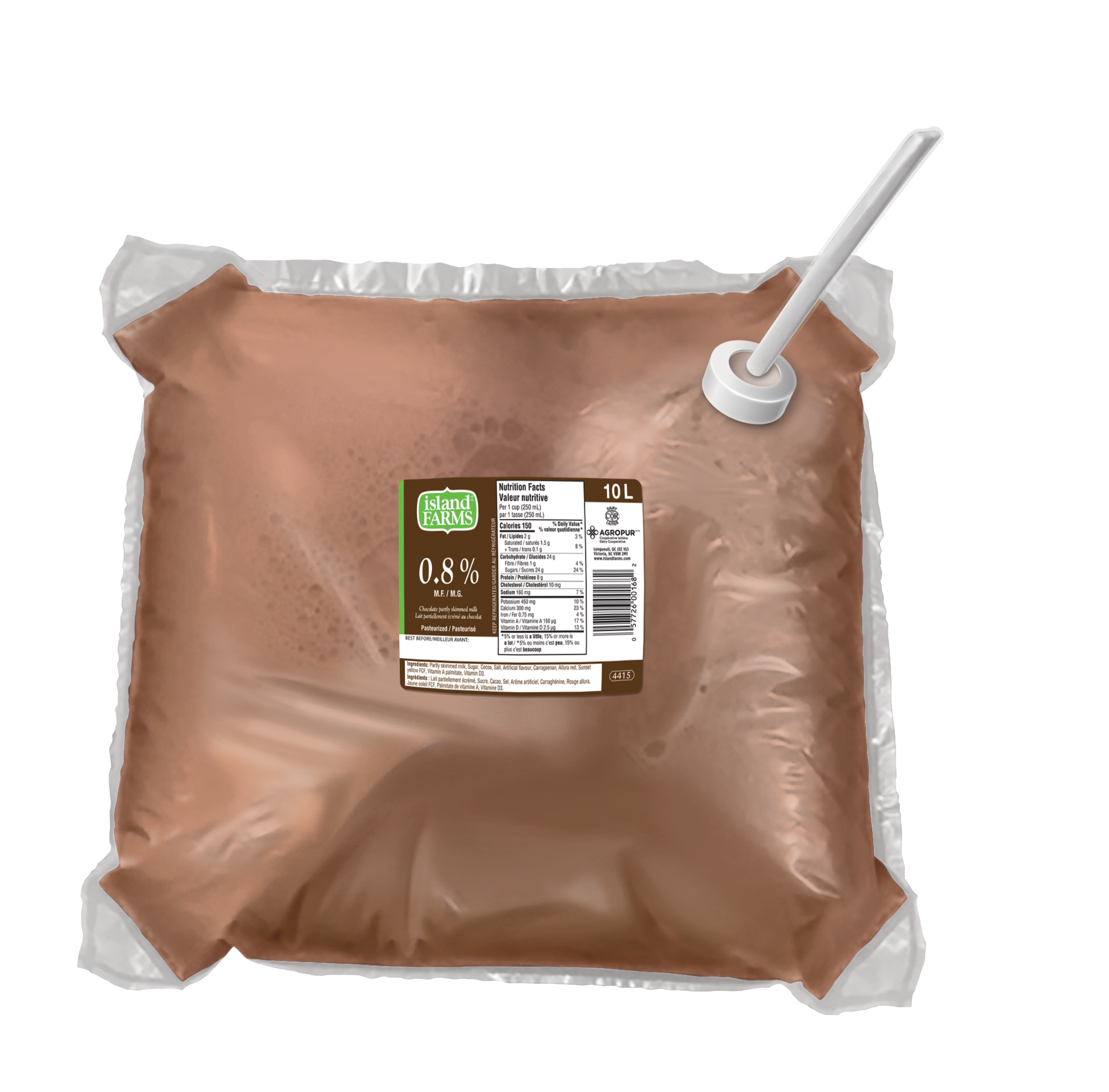 10L LAIT AU CHOCOLAT 1%