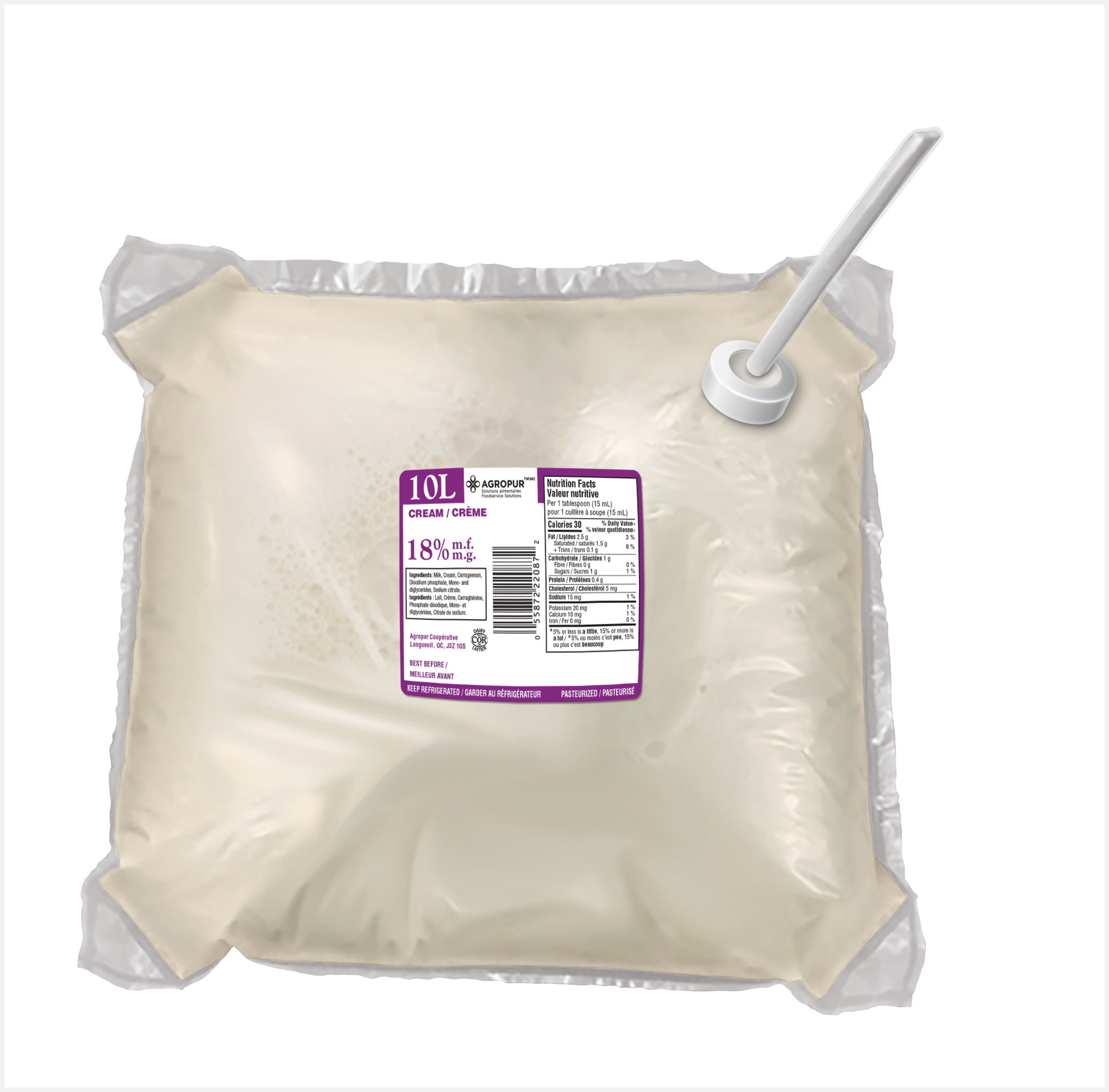 10L NATREL 18% CRÈME