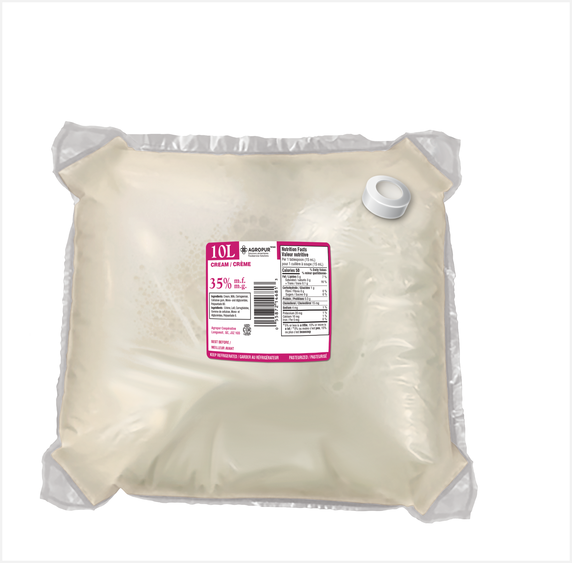 10L CRÈME 35% NATREL