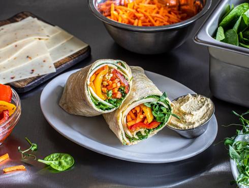 Vegetarian wrap 