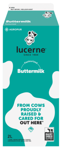 2L LUCERNE LAIT DE BEURRE 1,5%