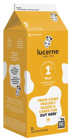 2L LUCERNE LAIT 1%