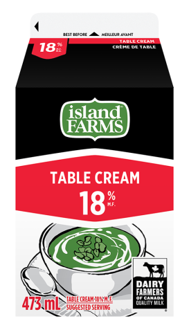 473ML CRÈME 18% ISLAND FARM