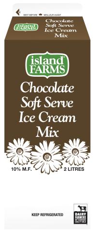 2L ISLAND FARMS ICE CREAM MIX CHOCOLATE