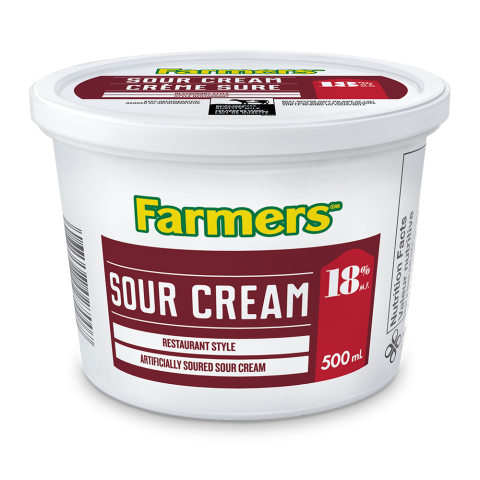 500ML FARMERS 18% SOUR CREAM