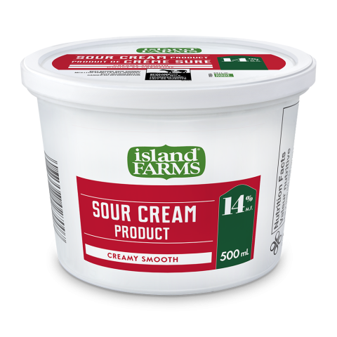 14% M.F. sour cream product.