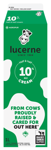 1L LUCERNE CRÈME 10%