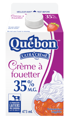 473ML CRÈME 35% QUEBON